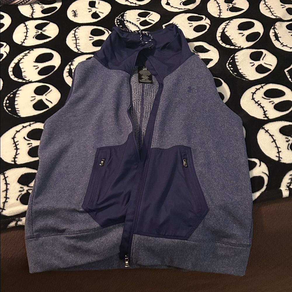 Under Armour Blue and Gray Patterned Vest
